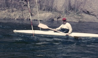 1961 Larry Zuk on South Platte River